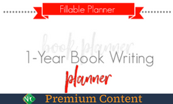 1-Year Book Writing Planner