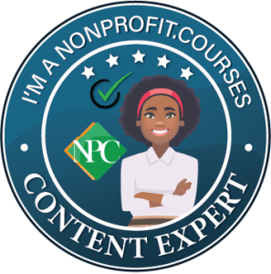 I'm a Nonprofit.Courses Content Expert Badge